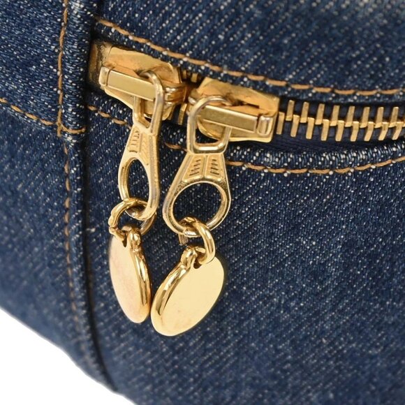 Chanel Blue Denim Vanity Handbag - Picture 7 of 10